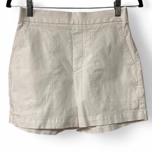 NWOT Banana Republic White Linen/Cotton Chinos